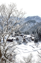 銀世界の五箇山　雪深き山里