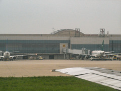 2007年中国の旅１　出発です… 太原武宿国際空港＠山西省 太原