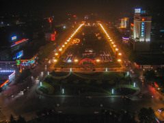 2005年中国の旅２　牡丹広場夜景＠河南省 洛陽