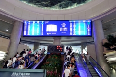 中国の旅　天津駅舎へ