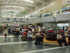 2003年中国の旅　ターミナル１到着ロビー＠北京首都国際空港