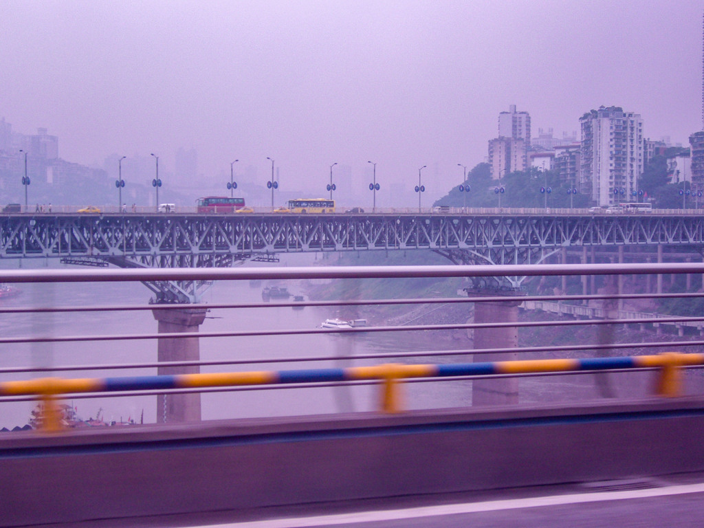 2006年中国の旅１　嘉陵江を渡る＠重慶