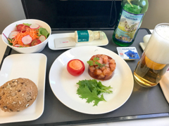 機内食＠スイス国際航空