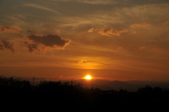 夕日