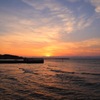 鯵ヶ沢の夕日