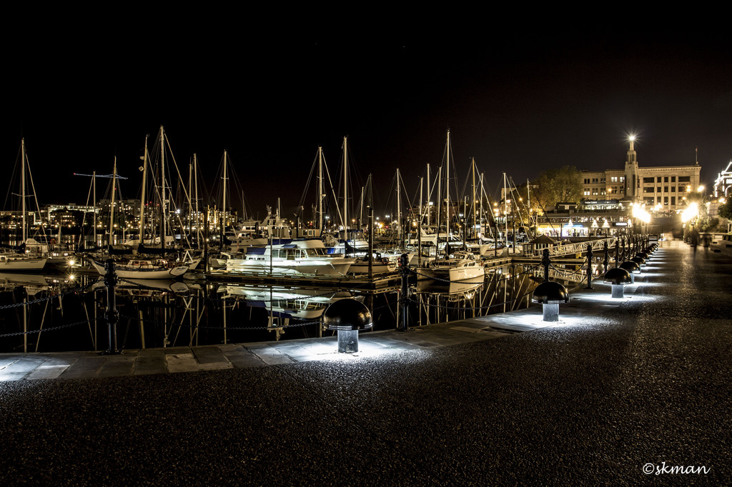 Harbor at Night