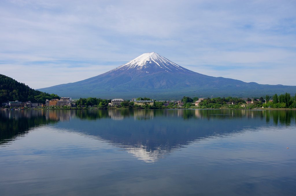 河口湖逆さ冨士