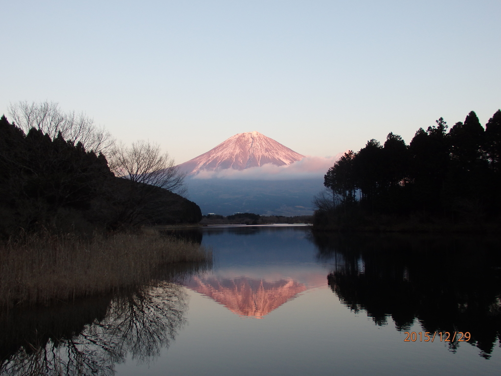 田貫湖逆さ冨士