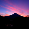 田貫湖富士山朝焼け