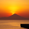 館山からの富士山