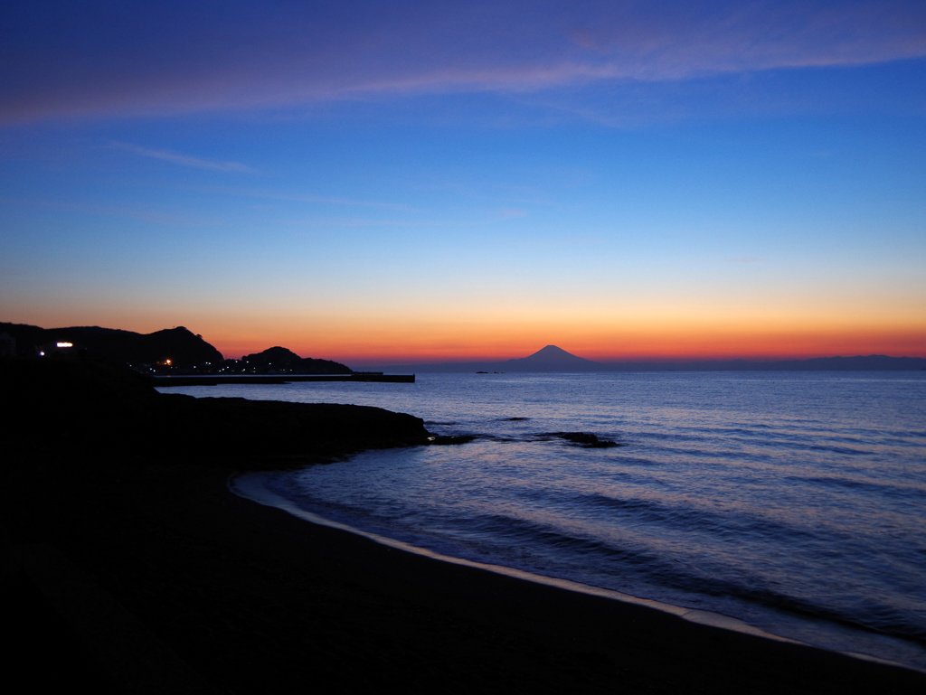 館山夕景