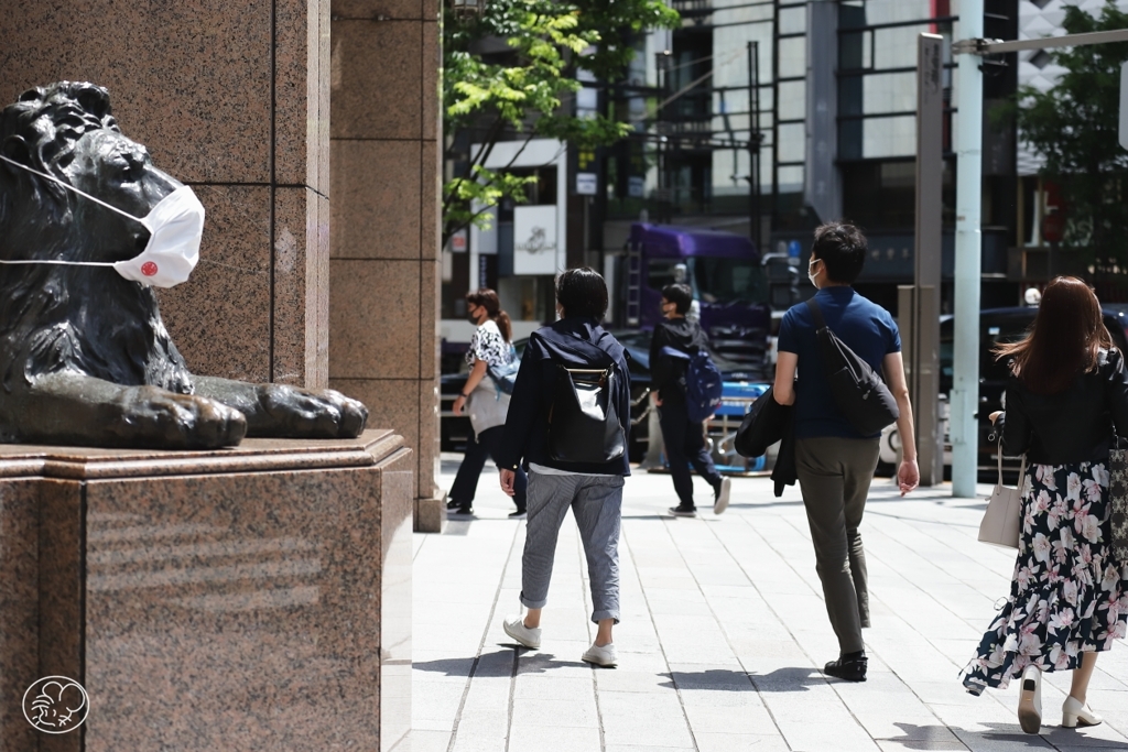 銀座のマスク