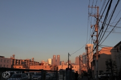 夕映えの街