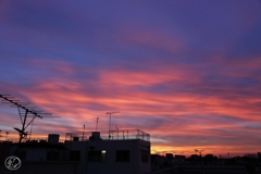 焼ける空