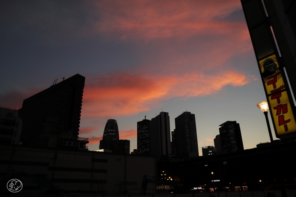 朱鷺色の雲