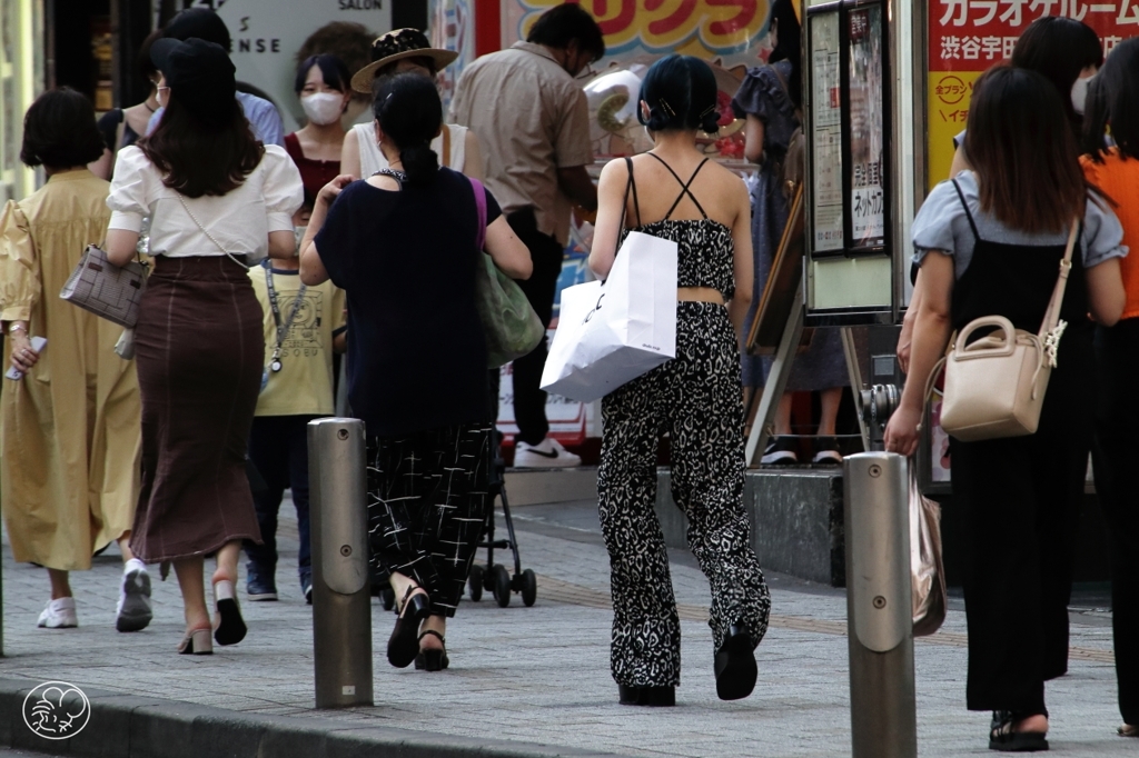 日暮れ前、渋谷センター街　６