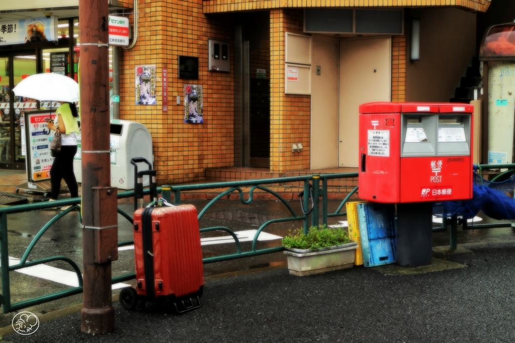 雨の日に