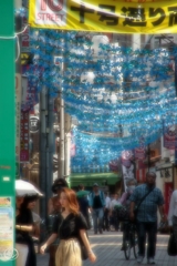 夏の商店街