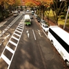 新宿中央公園の連絡橋から －１