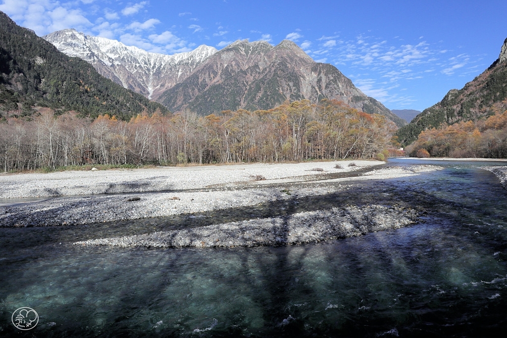 川面を覆う影