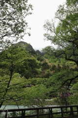 河童橋の袂から