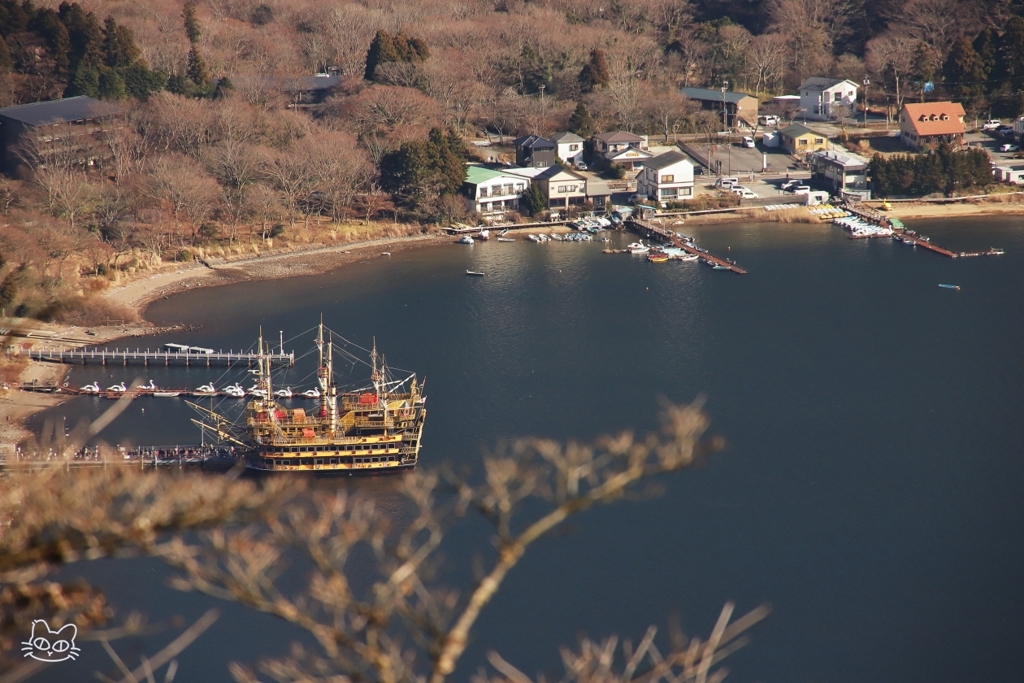 芦ノ湖の海賊船