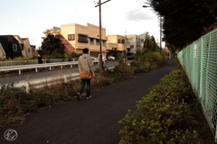 日暮れの散歩道 －２