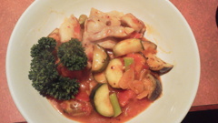 秋野菜とチキンのジューシー炒め２