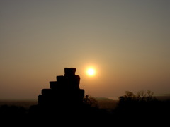 Sunset in Cambodia