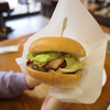 無添加食材のハンバーガー