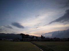 夕暮れ