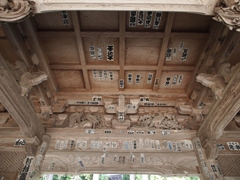 善寶寺 山門の天井