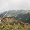 月山山頂を望む