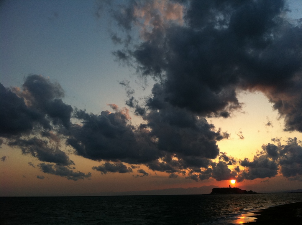 3月の夕日2