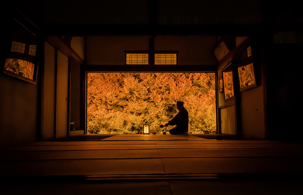 晩秋に染まる