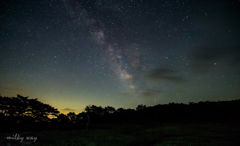 Starry sky of the camp