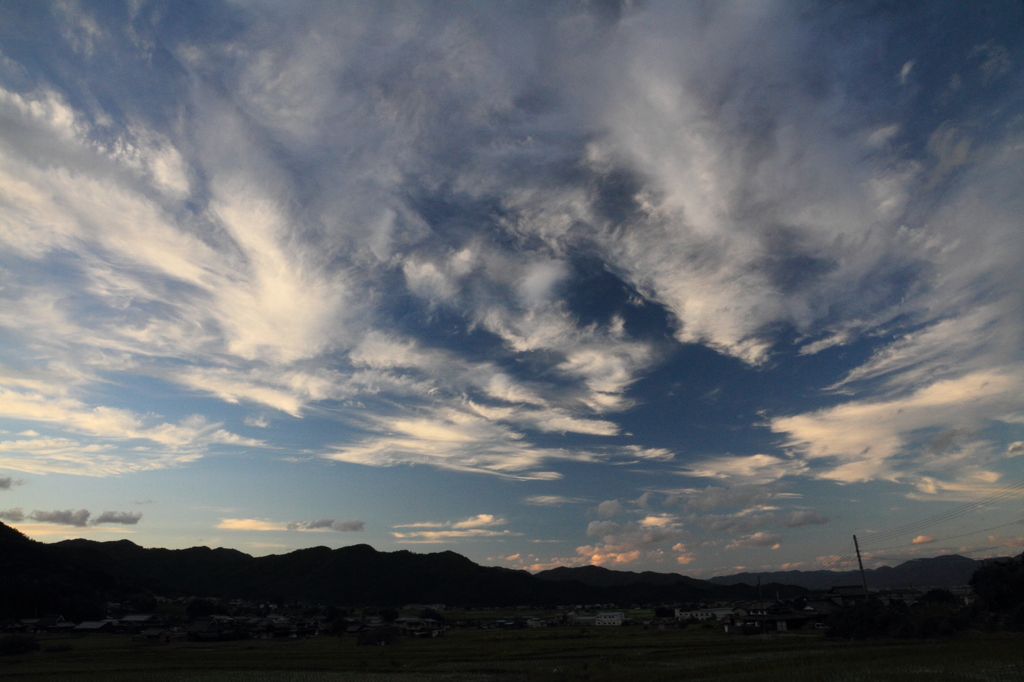 夕暮れ