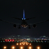 伊丹空港に着陸するＢ７８７