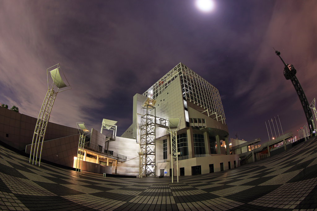 月夜の晴海ふ頭