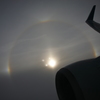 Halo above the clouds
