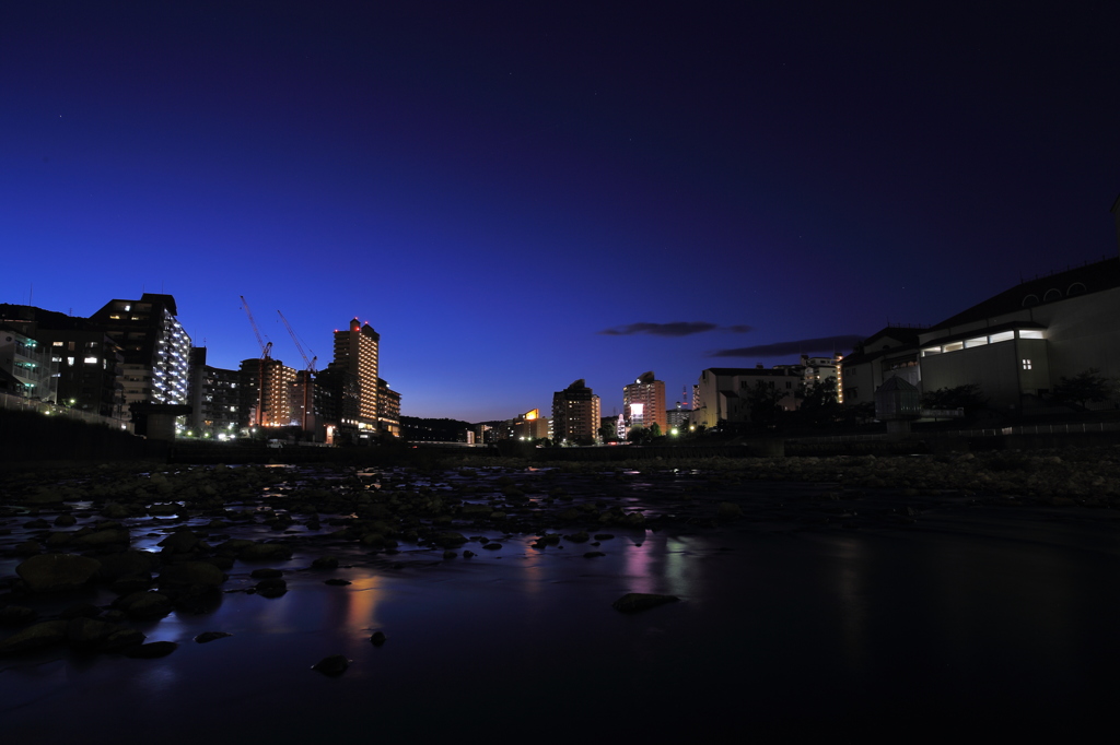 宝塚武庫川夜景