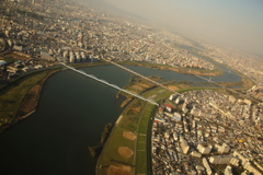 淀川の流れ