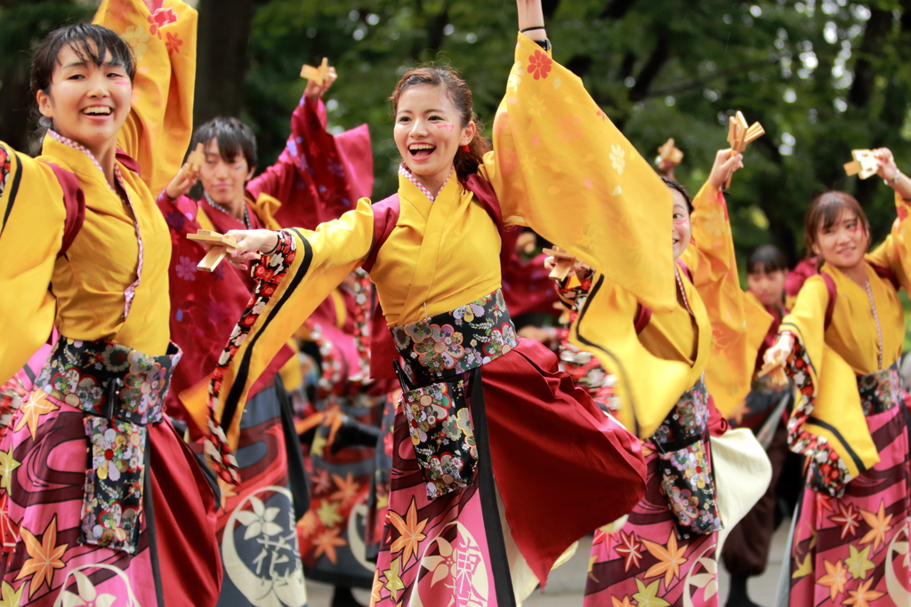 輝く笑顔～原宿表参道元氣祭スーパーよさこい２０１６