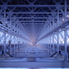 Truss of a bridge 