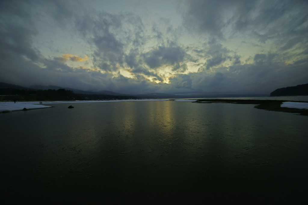 The frozen lake