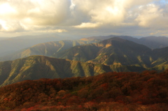 紅葉に染まる