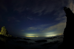 サンタロナカセの夜の風景