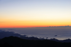 熊野灘の夜明け