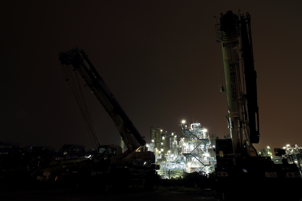 Crane & factory