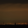 東京上空雲厚し